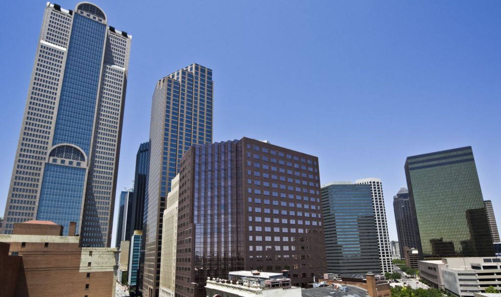 Downtown Dallas Tunnels Staying Out of the Summer Sun Downtown